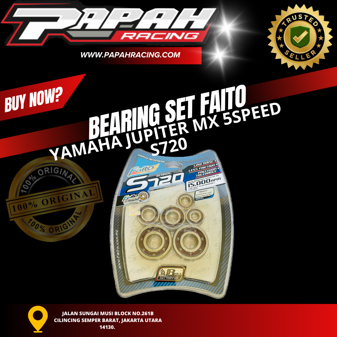 BEARING SET YAMAHA JUPITER MX 5 SPEED S720